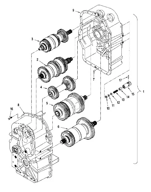 87431402 - Вал в сборе