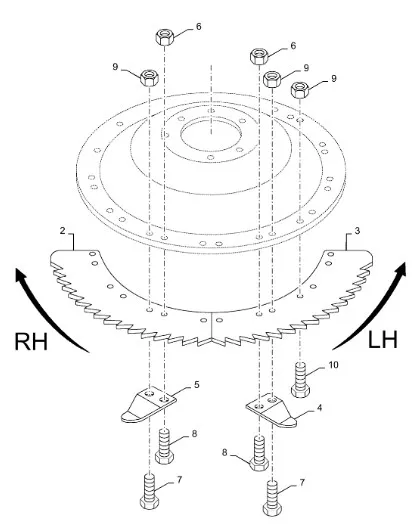 87755093 - Сектор ножа